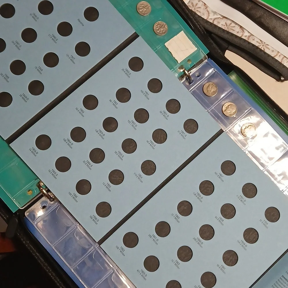Roosevelt Dimes Coin Folder